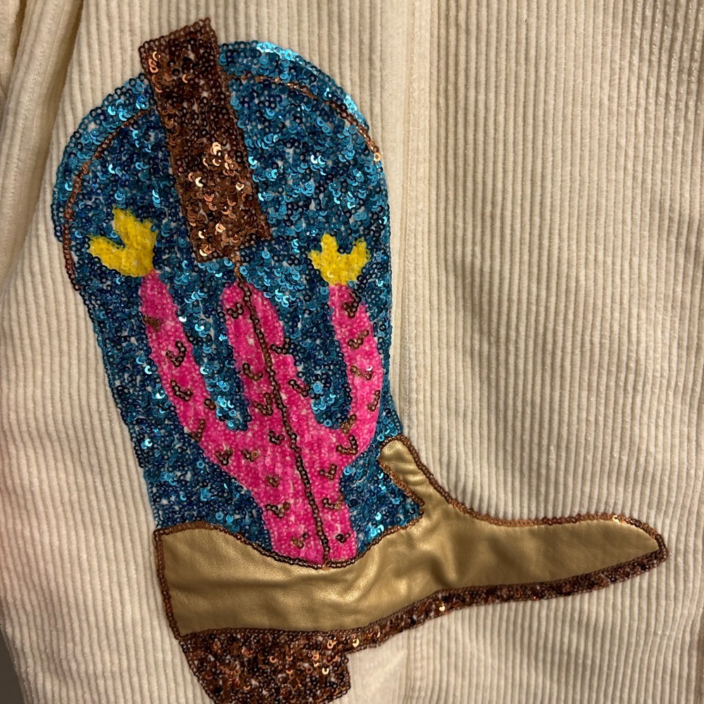 Sequin Boot Shacket - image 3